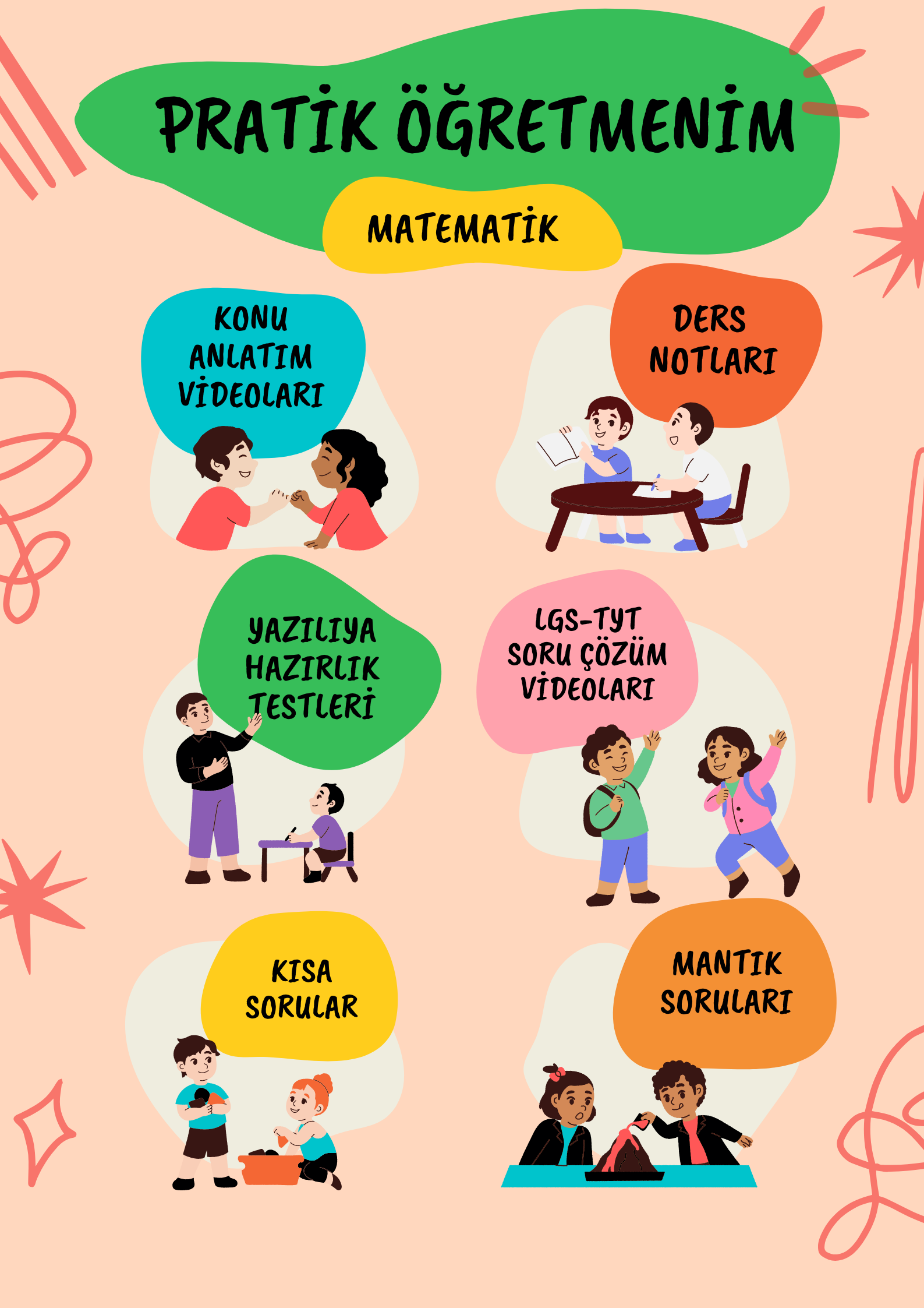 Matematikle eğitimi materyalleri, konu anlatım videoları, notlar ve soru çözümleri sunuluyor.