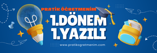 Matematik 1. Dönem 1. Yazılı